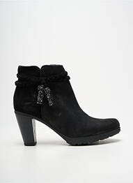 Botine/ghete cubanez toc de 7 la 9 cm negru REQINS femme