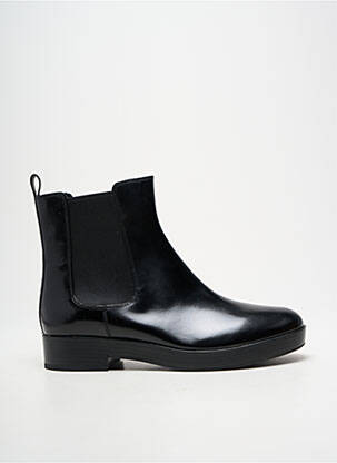 Botine/ghete material neted toc plat până la 3 cm negru WHAT FOR femeie