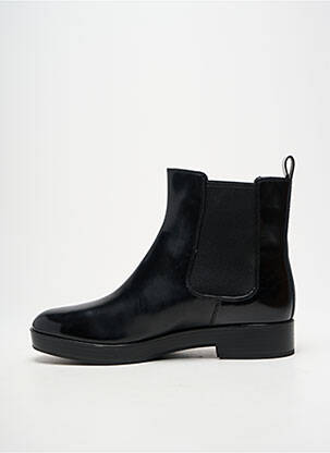 Botine/ghete material neted toc plat până la 3 cm negru WHAT FOR femeie