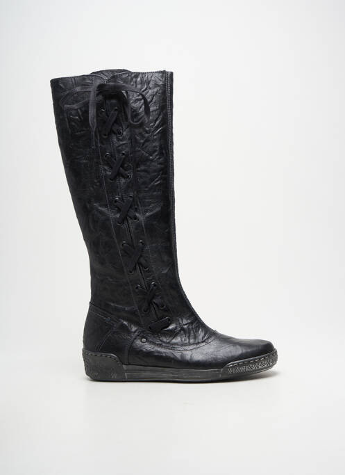 Cizme vârf rotund toc plat până la 3 cm negru PACO VALIENTE femme