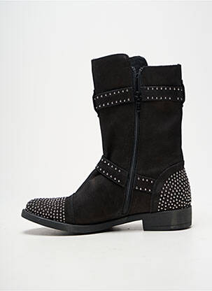 Botine/ghete toc mic toc plat până la 3 cm negru REQINS femeie