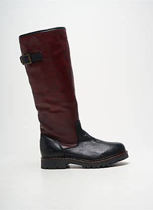 Cizme țesătură satinată toc plat până la 3 cm negru HOOPER SHOES femme