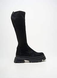 Cizme nubuc toc de 4 la 6 cm negru JANET & JANET femme