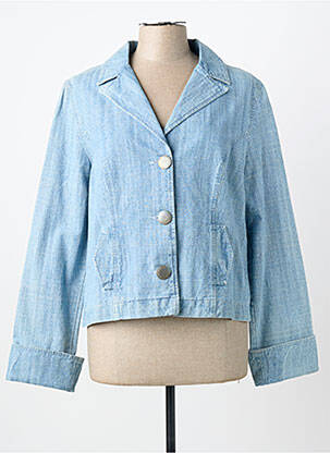 Jachete casual guler tip costum albastru CARNET DE BORD femeie