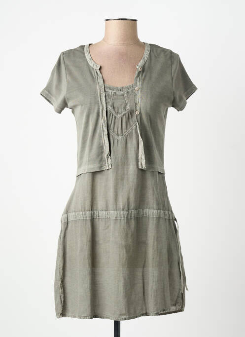 Tunică mâneci scurte gri YERSE femeie