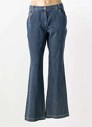 Blugi cu croială evazată albastru CARNET DE BORD femeie