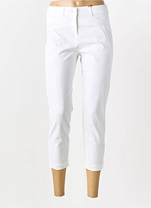 Pantalon trei sferturi alb JOCAVI femeie