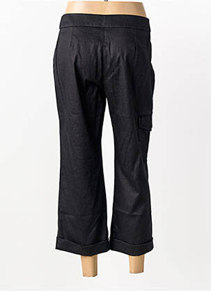 Pantalon drept țesătură poplin mărime normală negru MAE MAHE femeie