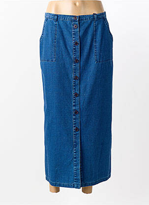 Fustă lungă albastru FEDORA femeie