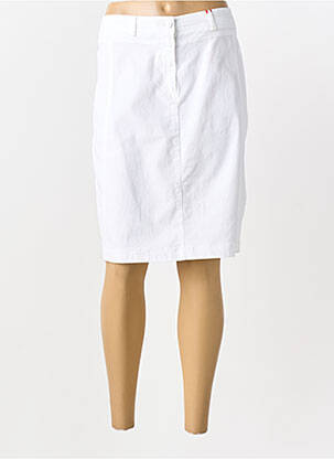 Fustă midi alb JOCAVI femeie