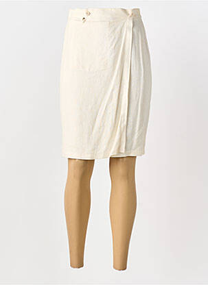 Fustă midi bej CANNISSE femeie