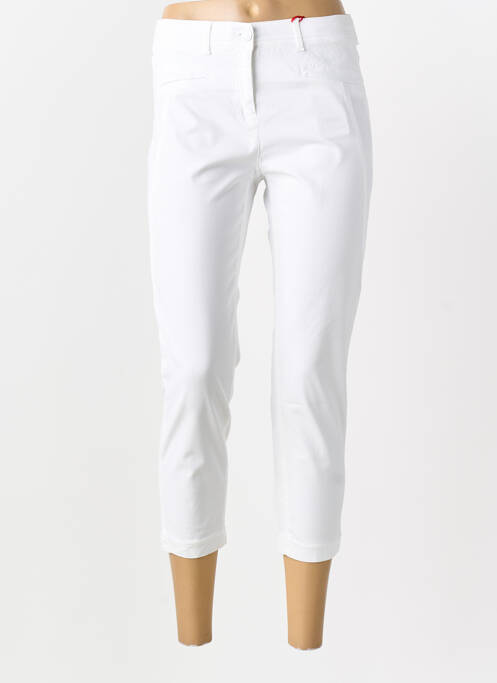 Pantalon trei sferturi alb JOCAVI femeie