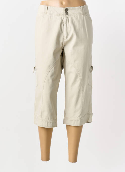 Pantalon trei sferturi bej MASSANA femeie