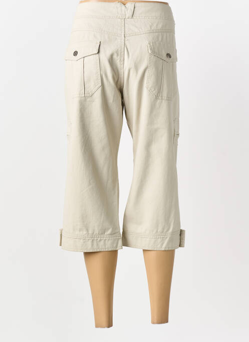 Pantalon trei sferturi bej MASSANA femeie