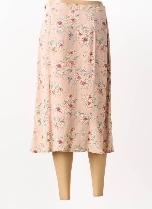 Fustă midi roz FEDORA femeie
