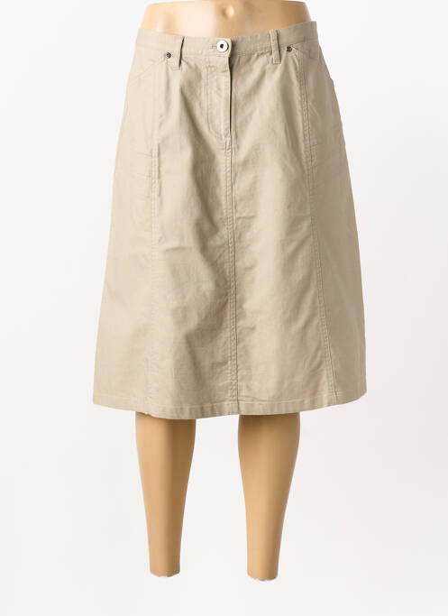 Fustă midi gri CLAUDE DE SAIVRE femeie