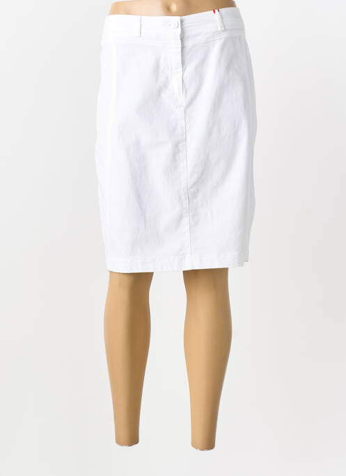 Fustă midi alb JOCAVI femeie