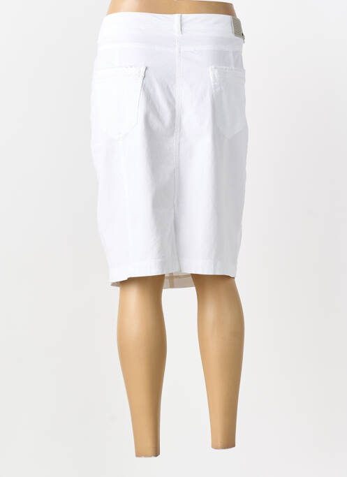 Fustă midi alb JOCAVI femeie