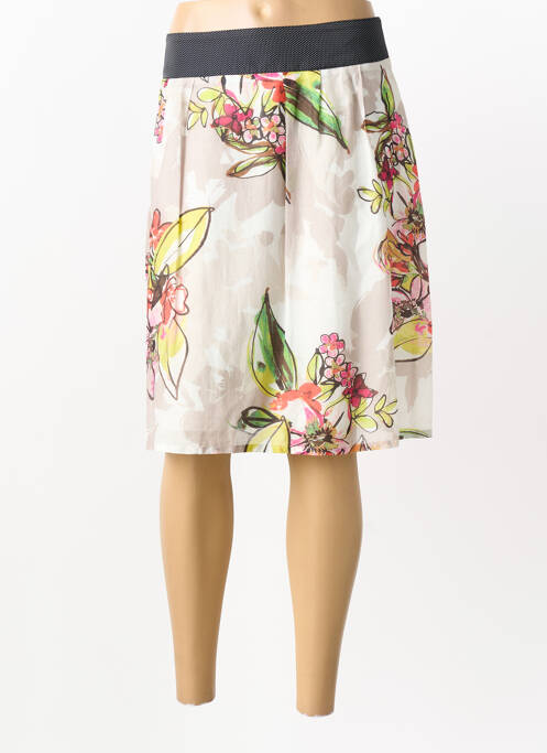 Fustă midi bej FILIPINE LAHOYA femeie