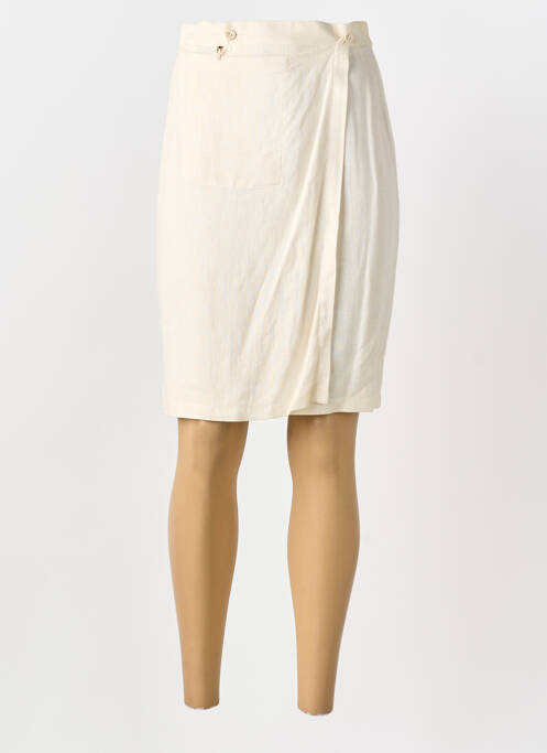 Fustă midi bej CANNISSE femeie