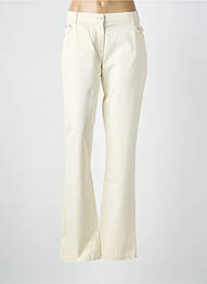 Pantalon slim țesătură poplin bej ARMOR LUX femme