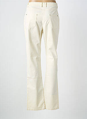 Pantalon slim țesătură poplin bej ARMOR LUX femeie