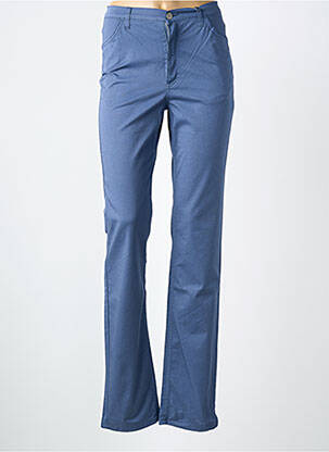 Pantalon slim albastru GIULIA B. femeie