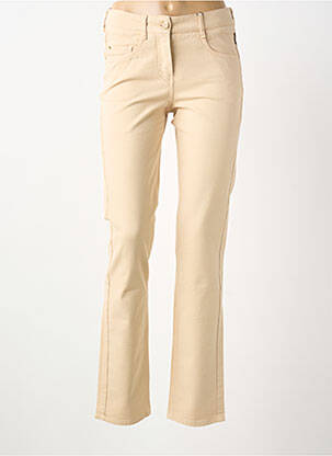 Blugi cu croială slim bej ATELIER GARDEUR femeie