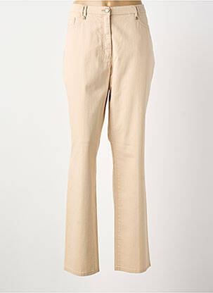 Blugi cu croială slim bej GELCO femeie