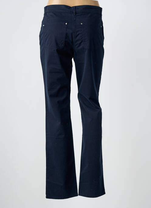 Pantalon slim țesătură poplin mărime normală albastru ARMOR LUX femme