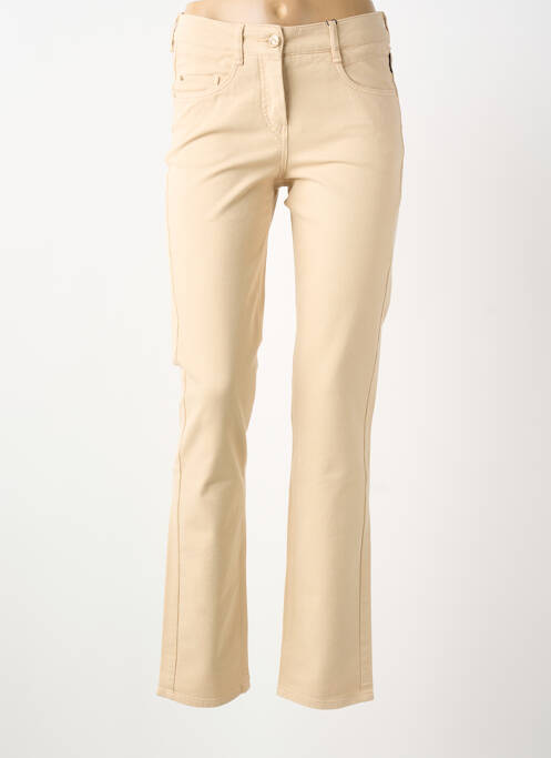 Blugi cu croială slim bej ATELIER GARDEUR femeie