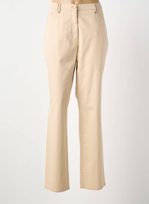 Blugi cu croială slim mărime normală mărime normală bej GELCO femme