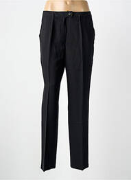 Pantalon drept țesătură poplin mărime normală negru FEDORA femme