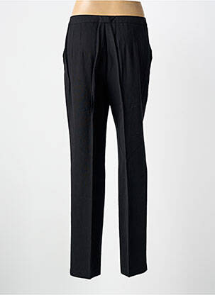 Pantalon drept țesătură poplin mărime normală negru FEDORA femeie