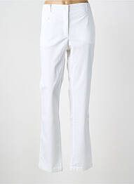 Pantalon chino țesătură poplin mărime normală alb JOCAVI femme
