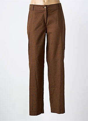 Pantalon cargo croială dreaptă mărime normală maro ARMOR LUX femeie