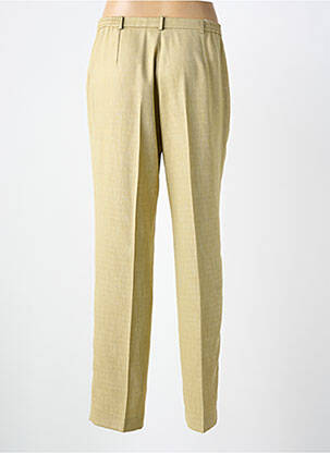 Pantalon drept talie cu cleme talie înaltă verde PIER BÉ femeie