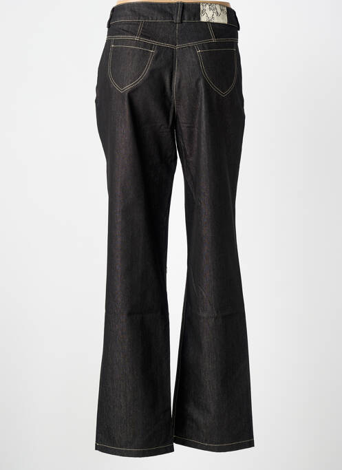 Blugi cu croială dreaptă negru GELCO femeie