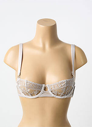 Sutien bretea multi poziție sutien balconet cu decolteu înalt gri AUBADE femme