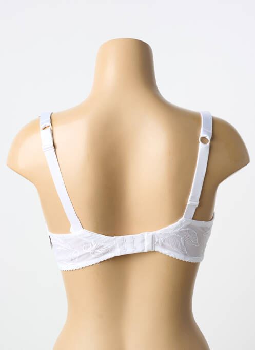 Sutien ușoară și transparentă sutien cupe întregi cu decolteu înalt alb AUBADE femme