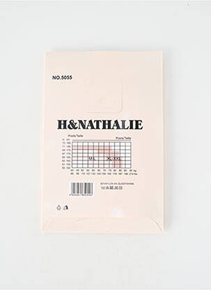 Colanți țesătură voal. negru H.NATHALIE femeie