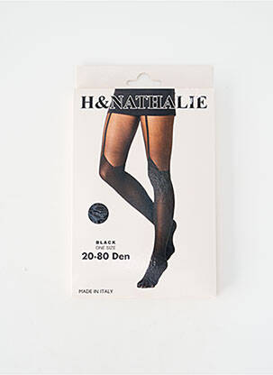 Colanți elasticitate negru H.NATHALIE femme