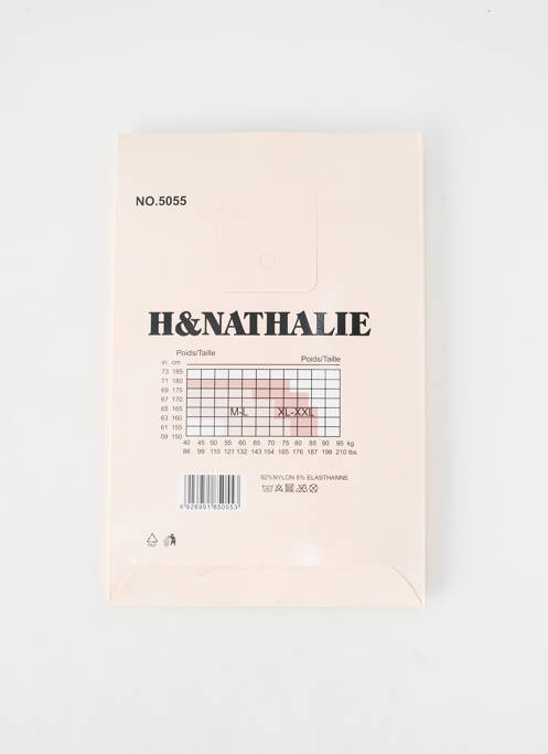 Colanți țesătură voal. negru H.NATHALIE femme