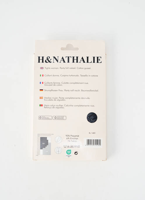 Colanți elasticitate negru H.NATHALIE femme