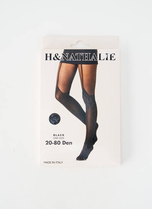 Colanți elasticitate negru H.NATHALIE femme