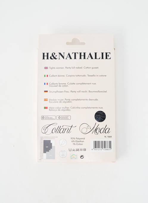 Colanți elasticitate negru H.NATHALIE femme