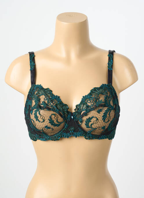 Sutien ușoară și transparentă sutien cupe întregi cu decolteu înalt verde LISE CHARMEL femme