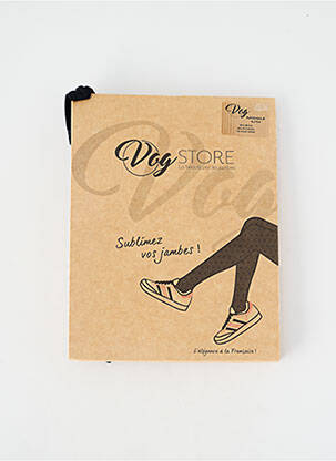 Colanți elasticitate negru VOGSTORE femme