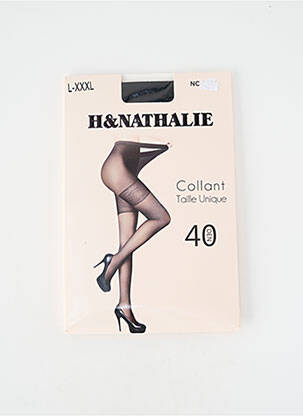 Colanți elasticitate negru H.NATHALIE femeie