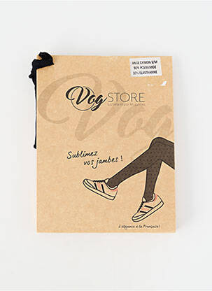 Colanți imprimeu fantezie negru VOGSTORE femme